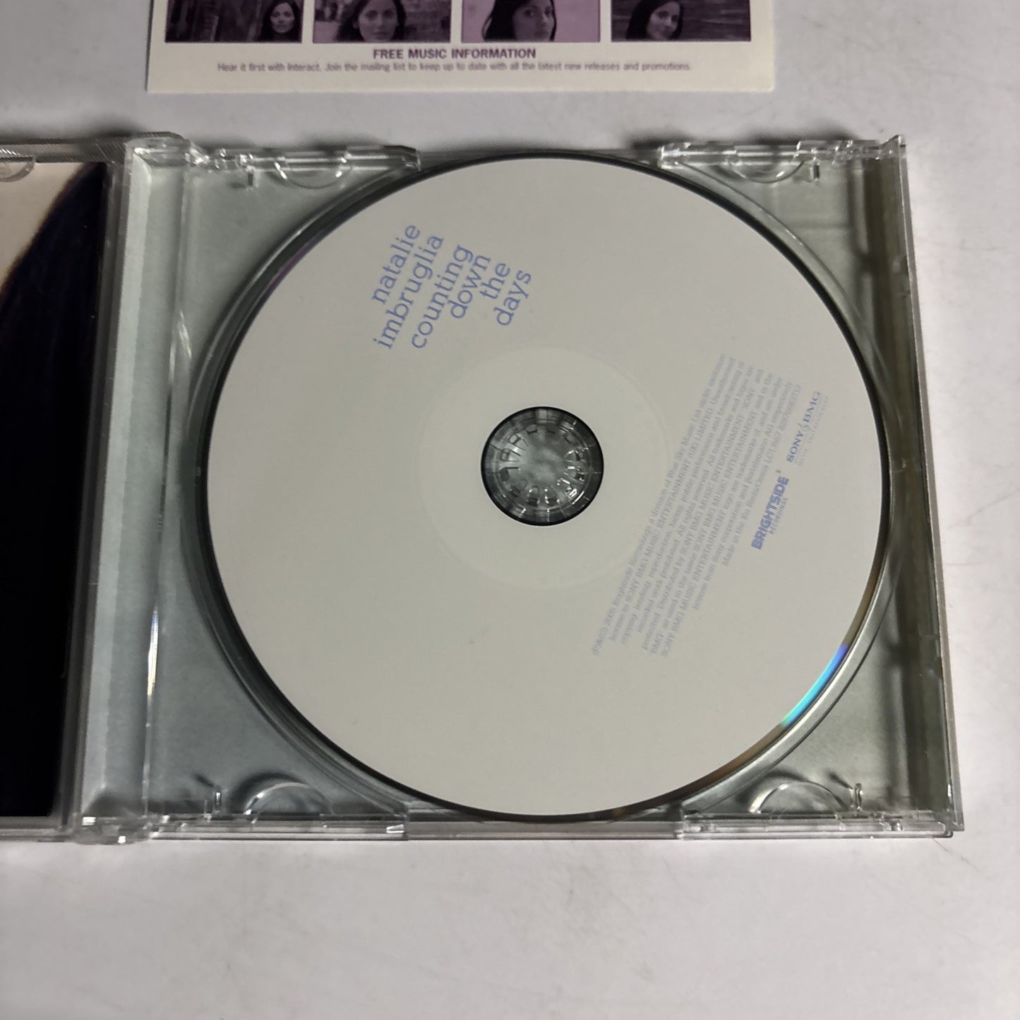 Natalie Imbruglia – Counting Down The Days (CD, 2005) UK 82876683712