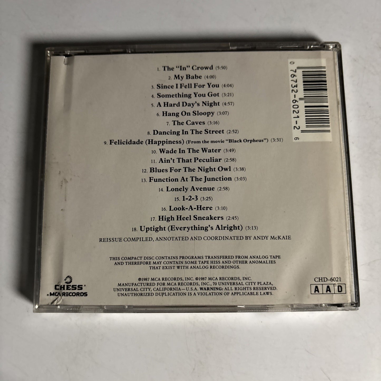 Ramsey Lewis – The Greatest Hits Of Ramsey Lewis (CD, 1987) US CHD-6021