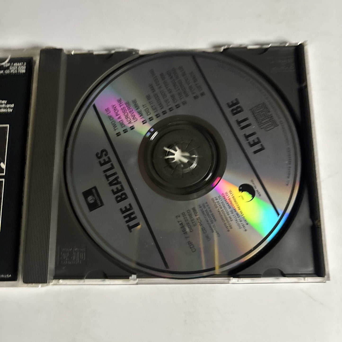 The Beatles – Let It Be (CD, 1987) US  CDP 7 46447 2