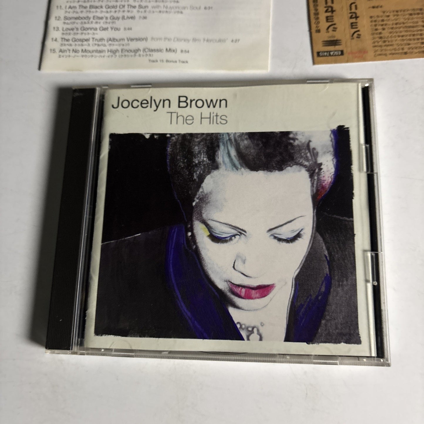 Jocelyn Brown – The Hits (CD, 1999) Japan Bonus Track, Obi ESCA 7415