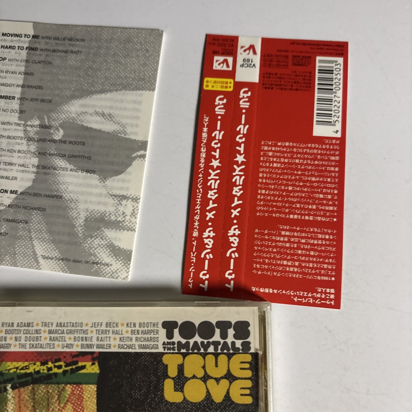 Toots & The Maytals – True Love (CD, 2004) Japan Bonus Track, Obi V2CP 189
