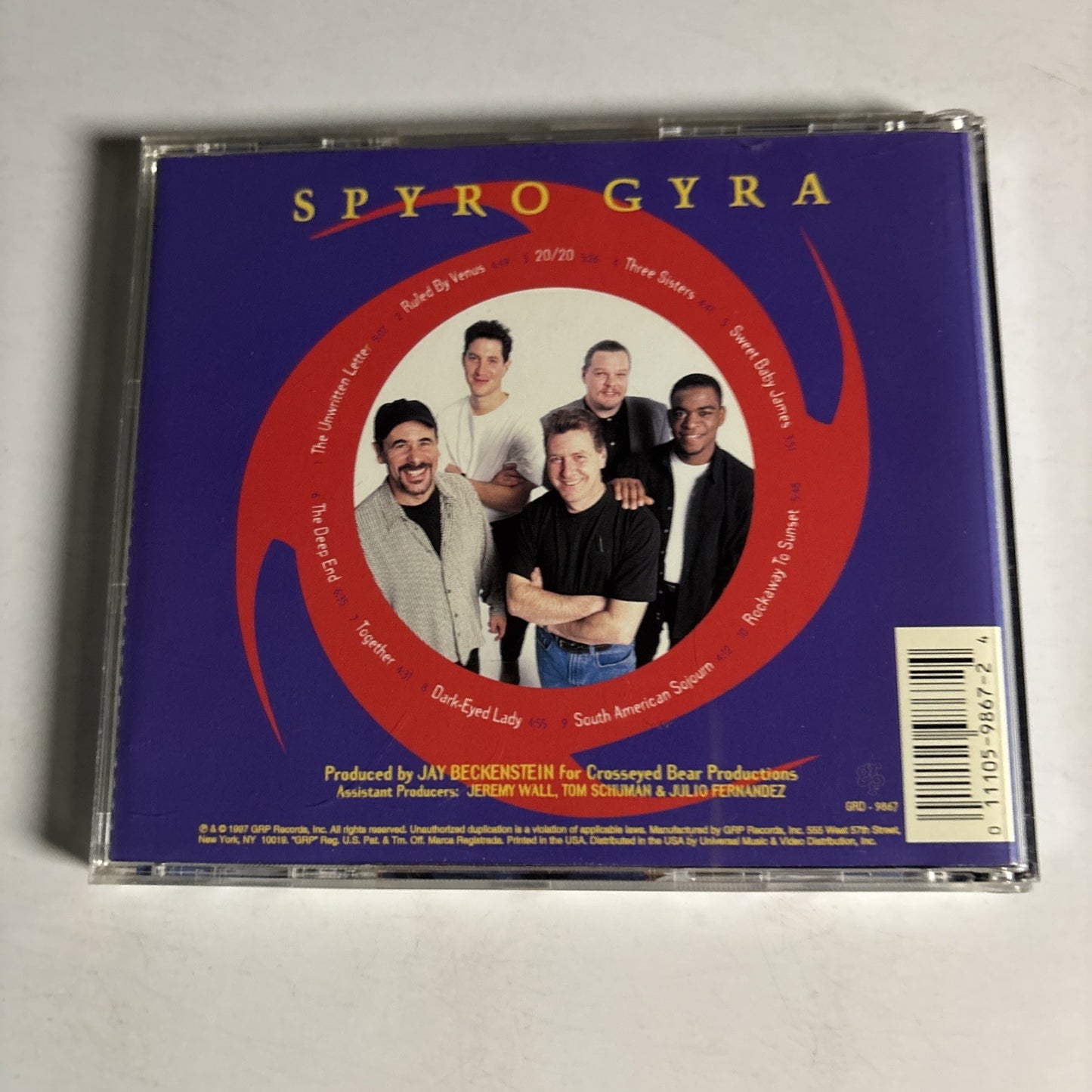 Spyro Gyra – 20/20 (CD, 1997) US 3D Cover GRP-9867