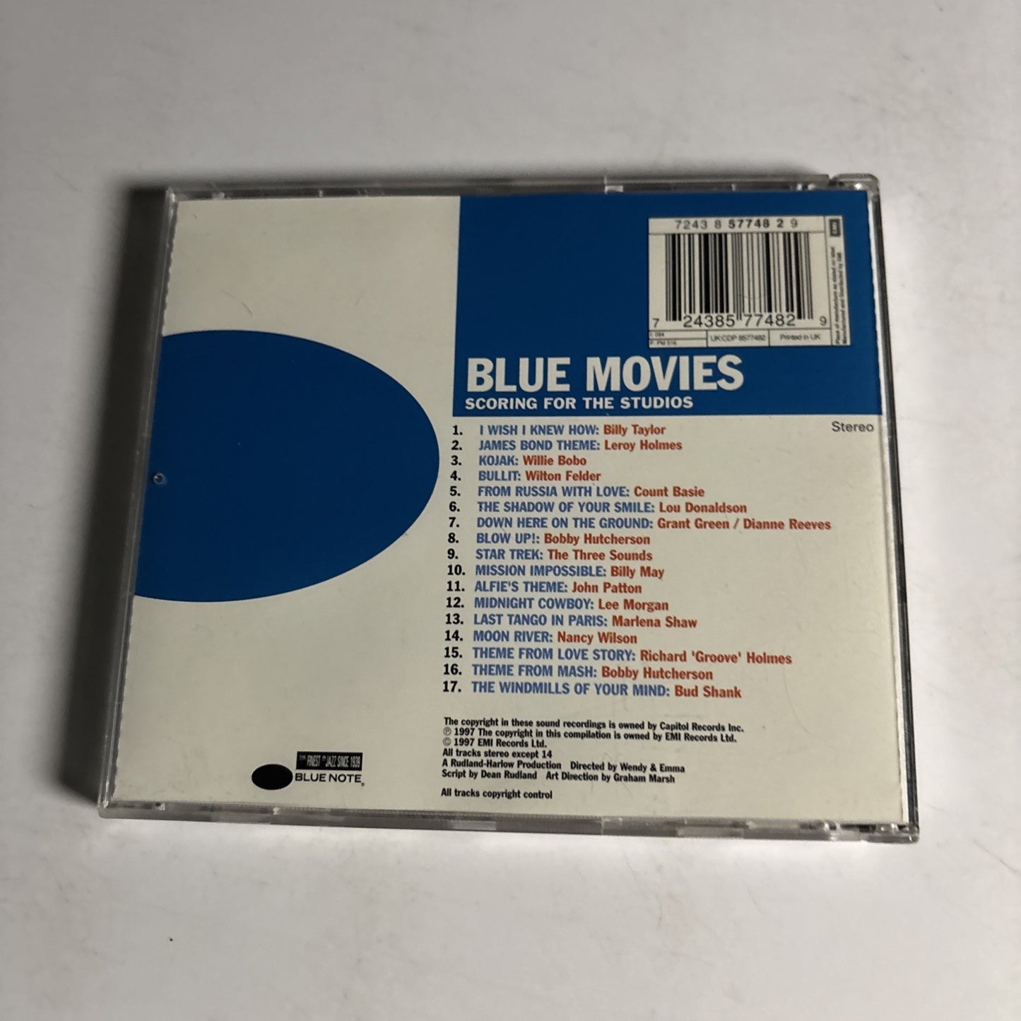 Blue Movies: Scoring For The Studios (CD, 1997) Europe 7243 8 57748 2 9