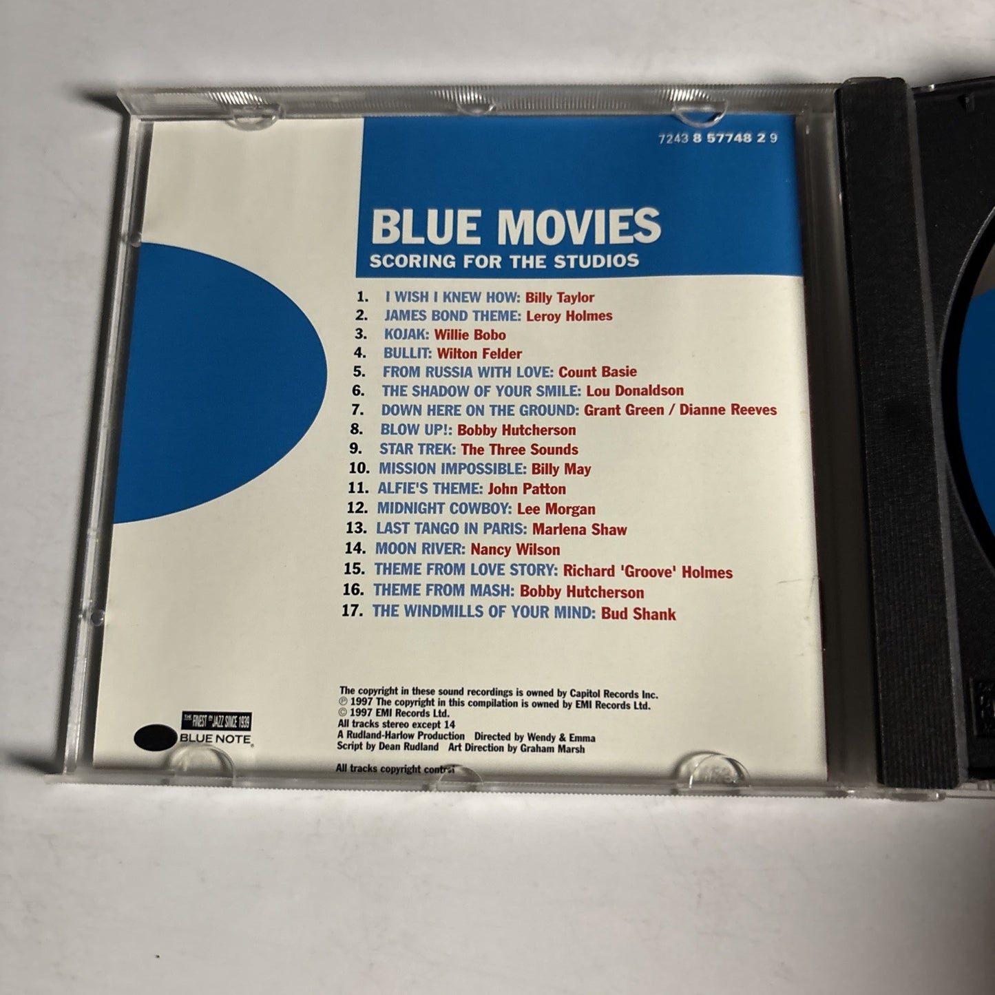 Blue Movies: Scoring For The Studios (CD, 1997) Europe 7243 8 57748 2 9