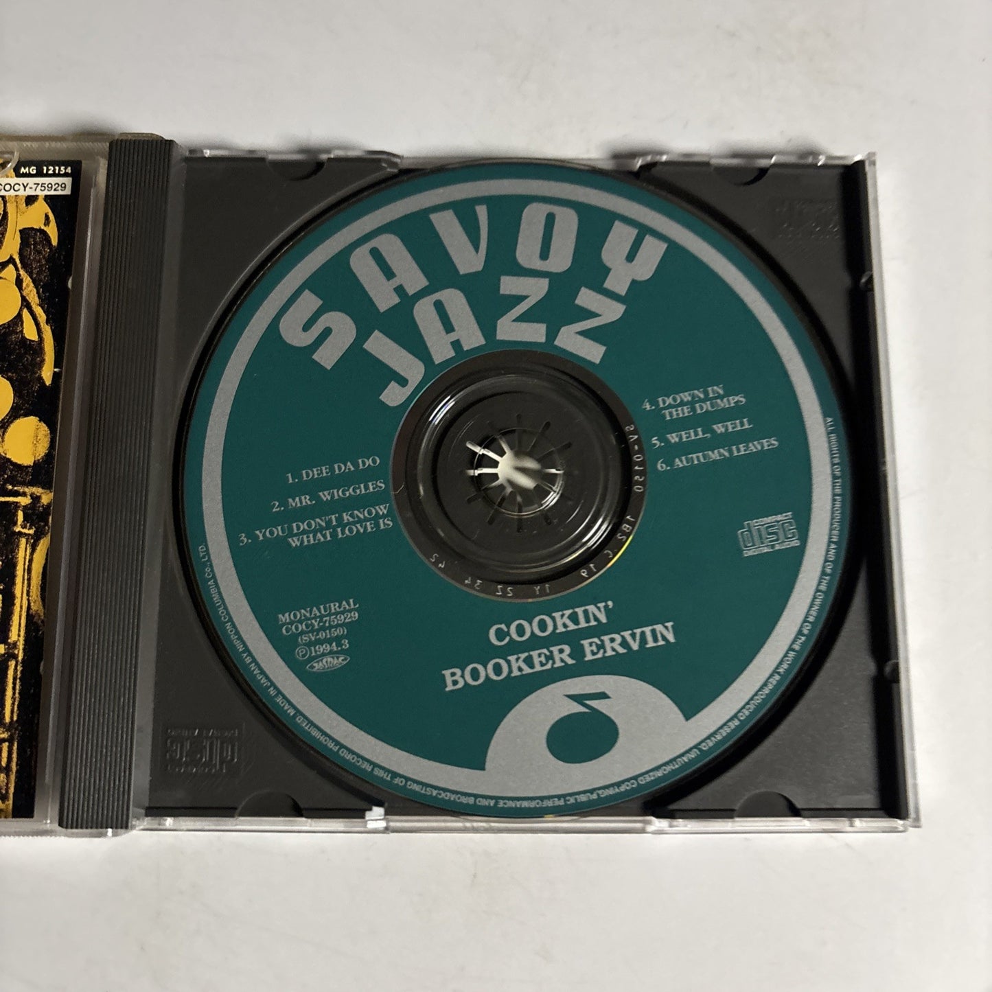 Booker Ervin Quintet – Cookin' (CD, 1992) Japan SV-0150