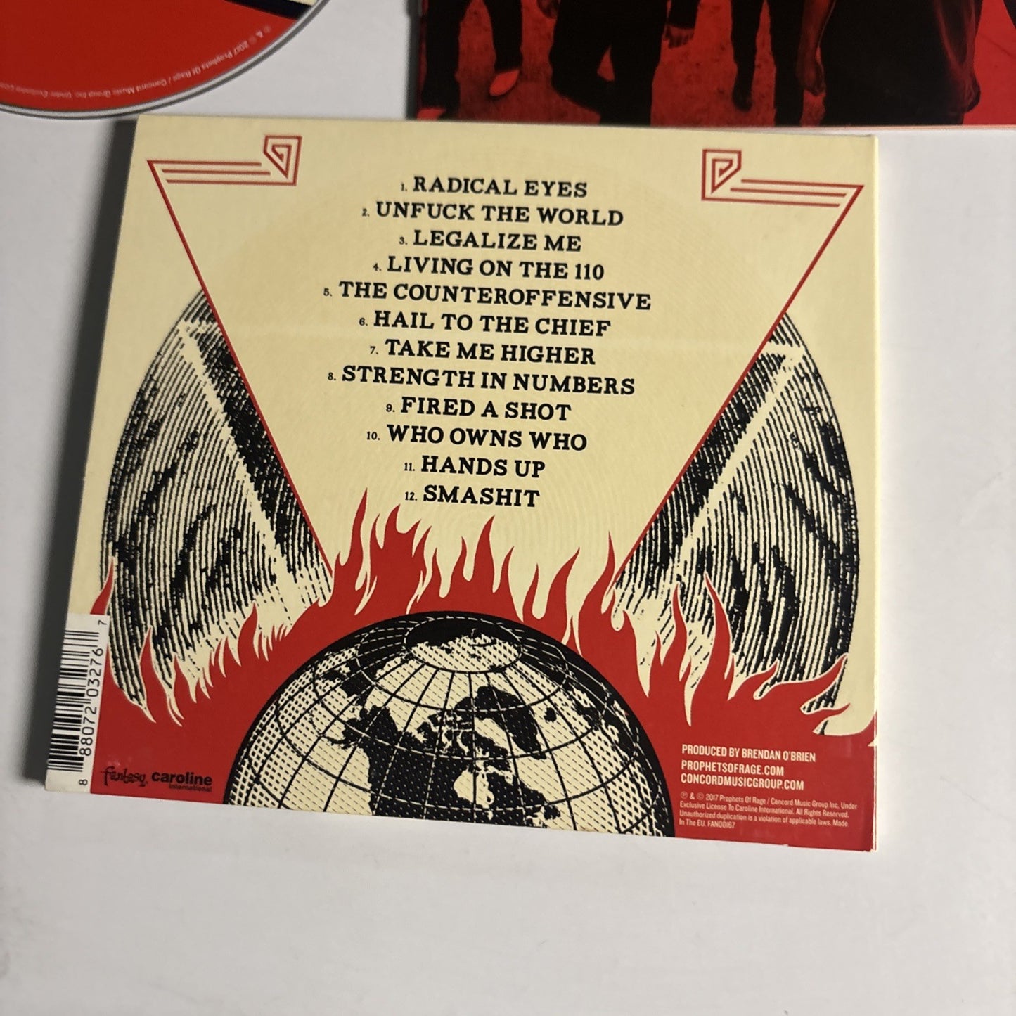 Prophets Of Rage – Prophets Of Rage (CD, 2017) Europe Digipak FAN00167