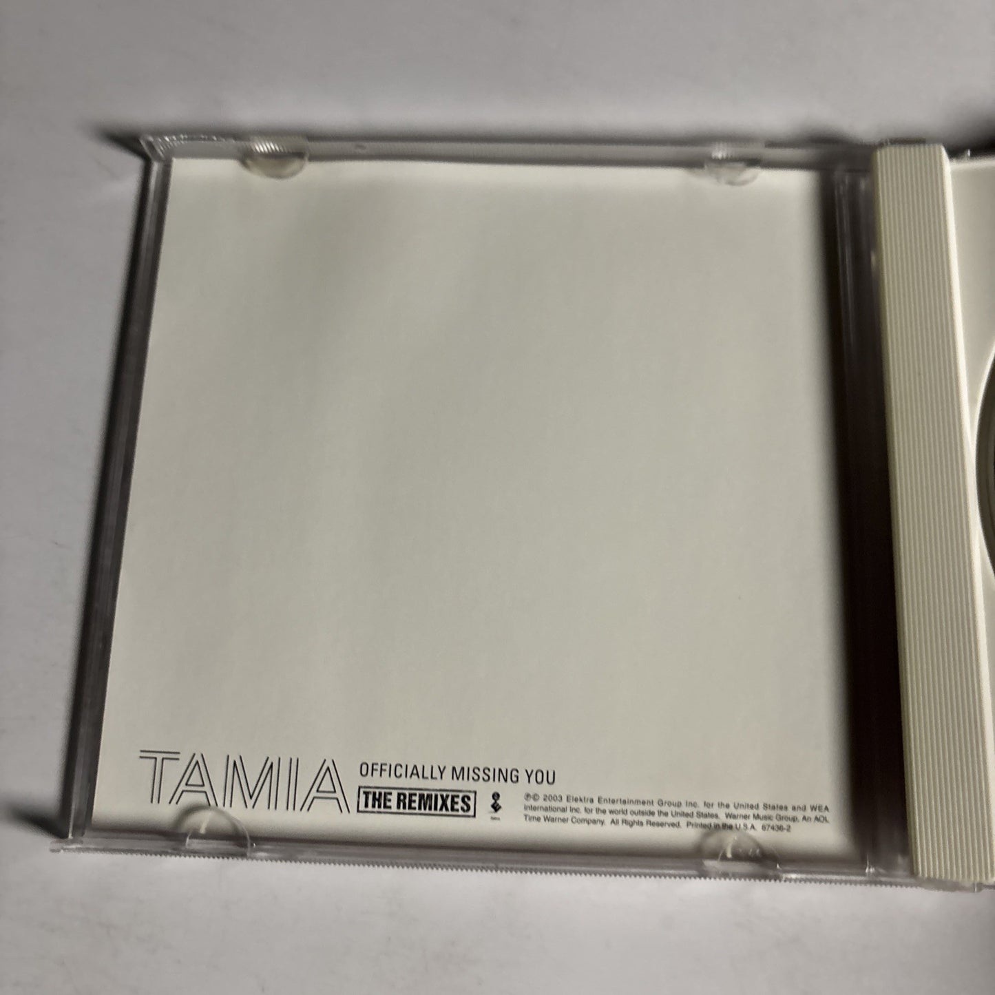 Tamia – Officially Missing You (The Remixes) (CD, 2003) US 67436-2