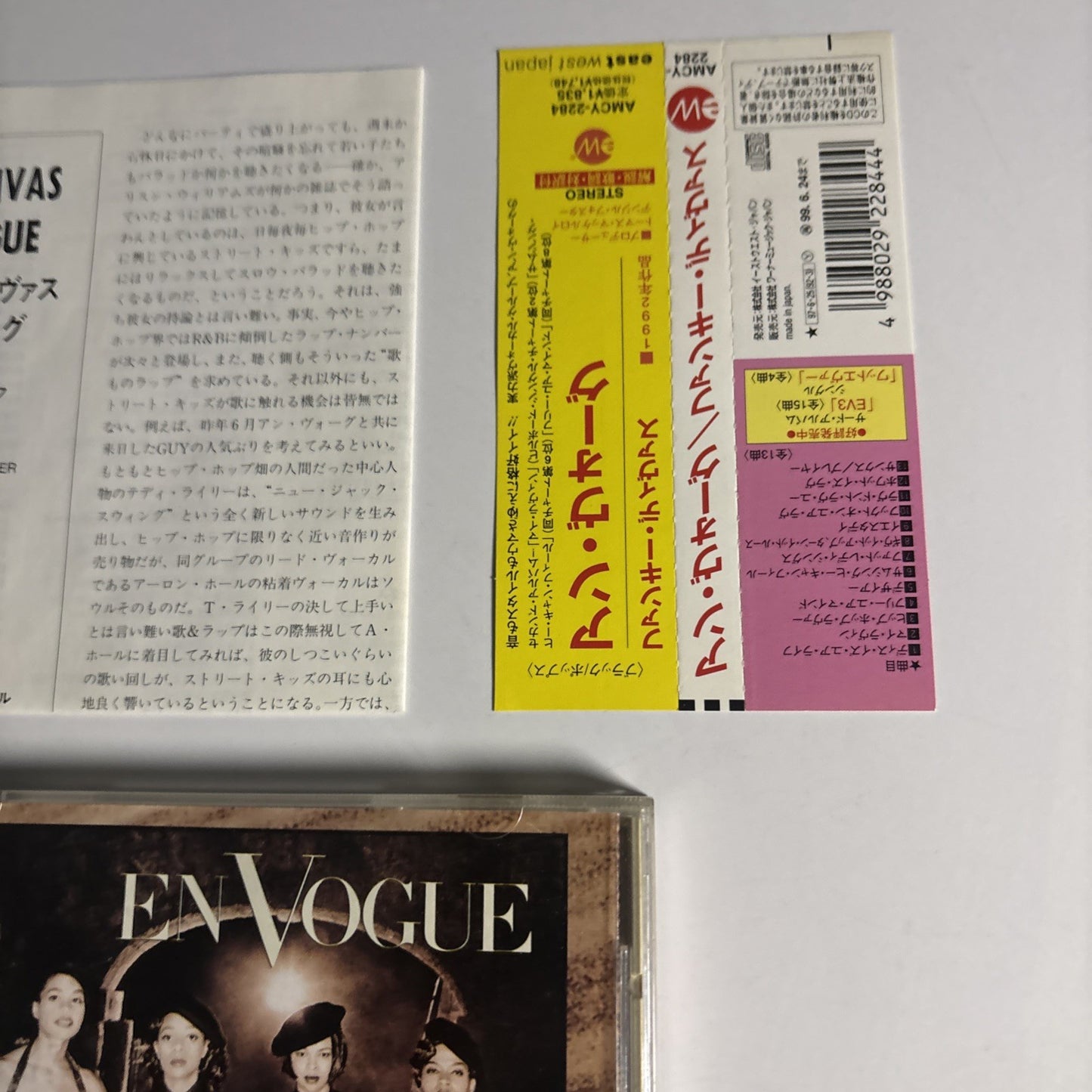 En Vogue – Funky Divas (CD, 1992) Japan AMCY-2284 obi