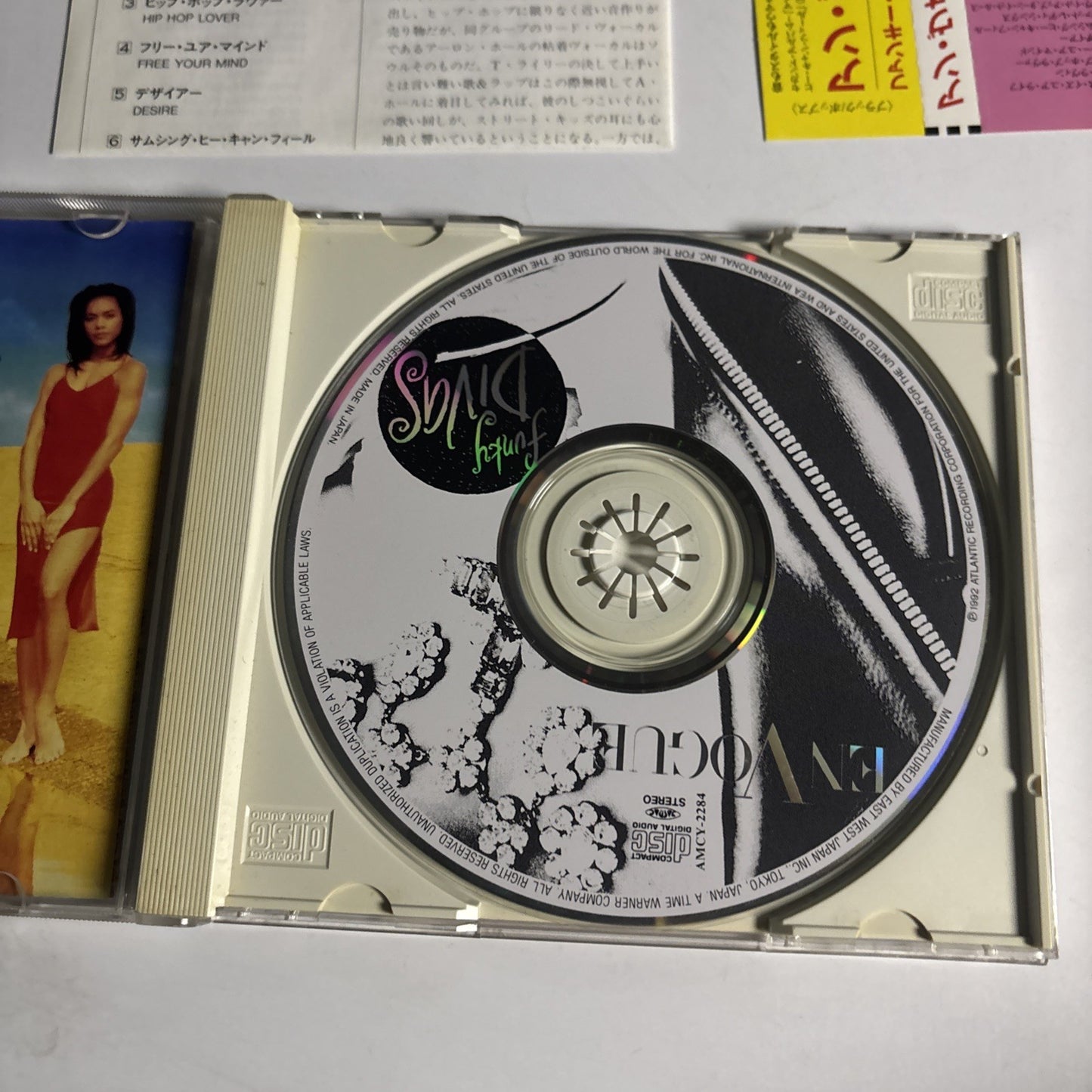 En Vogue – Funky Divas (CD, 1992) Japan AMCY-2284 obi