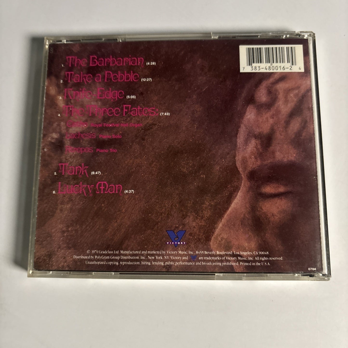 Emerson, Lake & Palmer – Emerson Lake & Palmer (CD, 1993) US 383 480 016-2