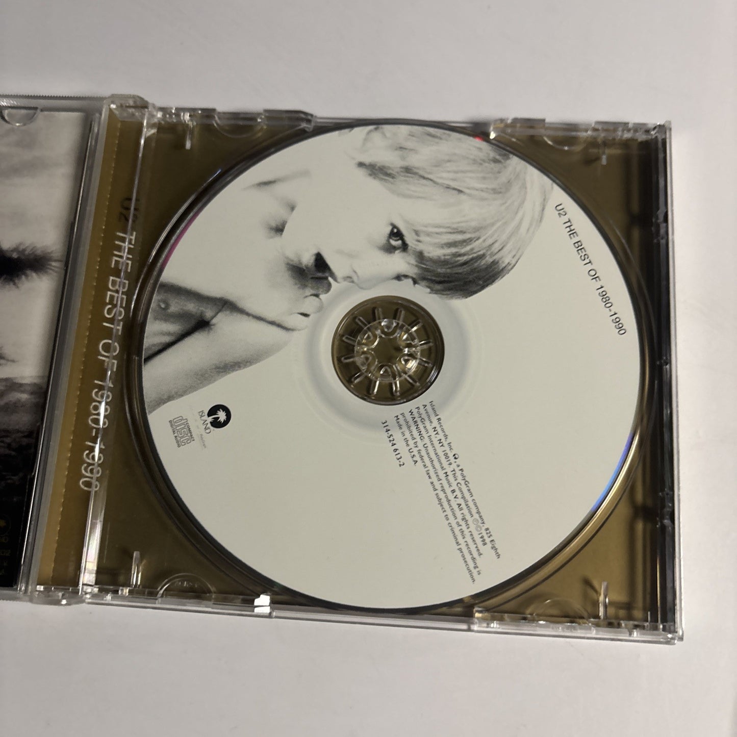 U2 – The Best Of 1980-1990 (CD, 1998) US 314-524 6132