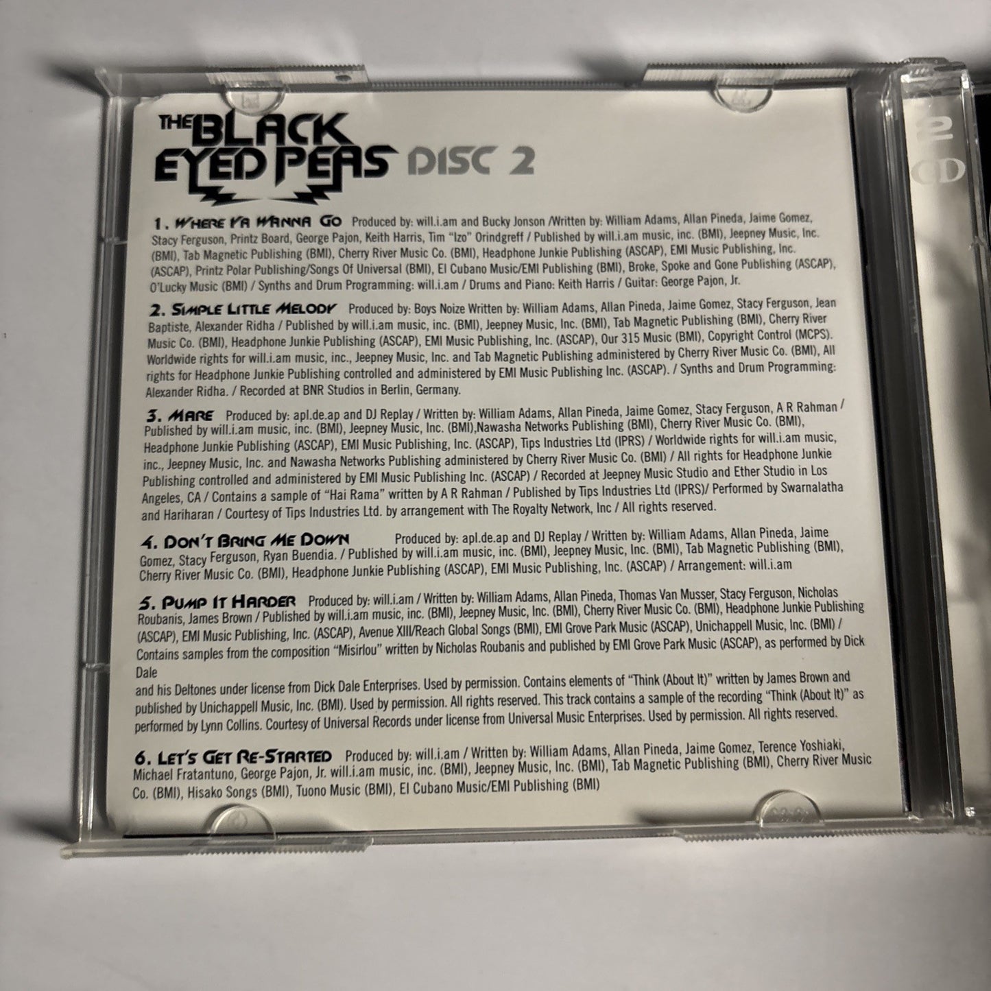 Black Eyed Peas – The E·N·D (CD, 2009) Europe 2-Disc 0602527079691