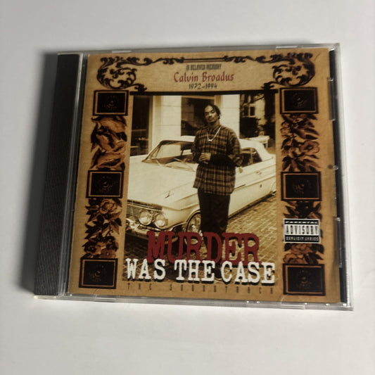 Various – Murder Was The Case (The Soundtrack) (CD, 1994) US 92484-2