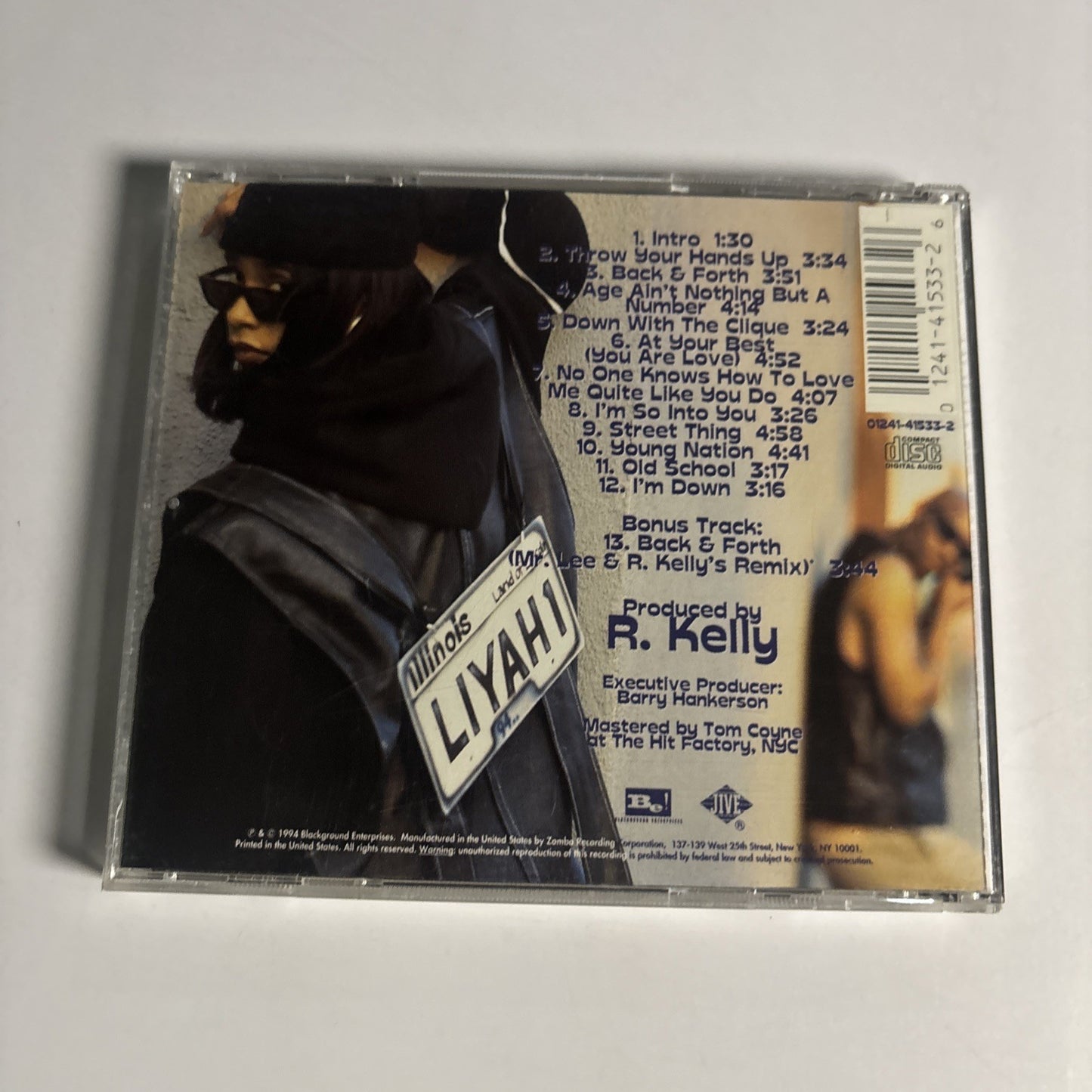 Aaliyah – Age Ain't Nothing But A Number (CD, 1994)  US 01241-41533-2