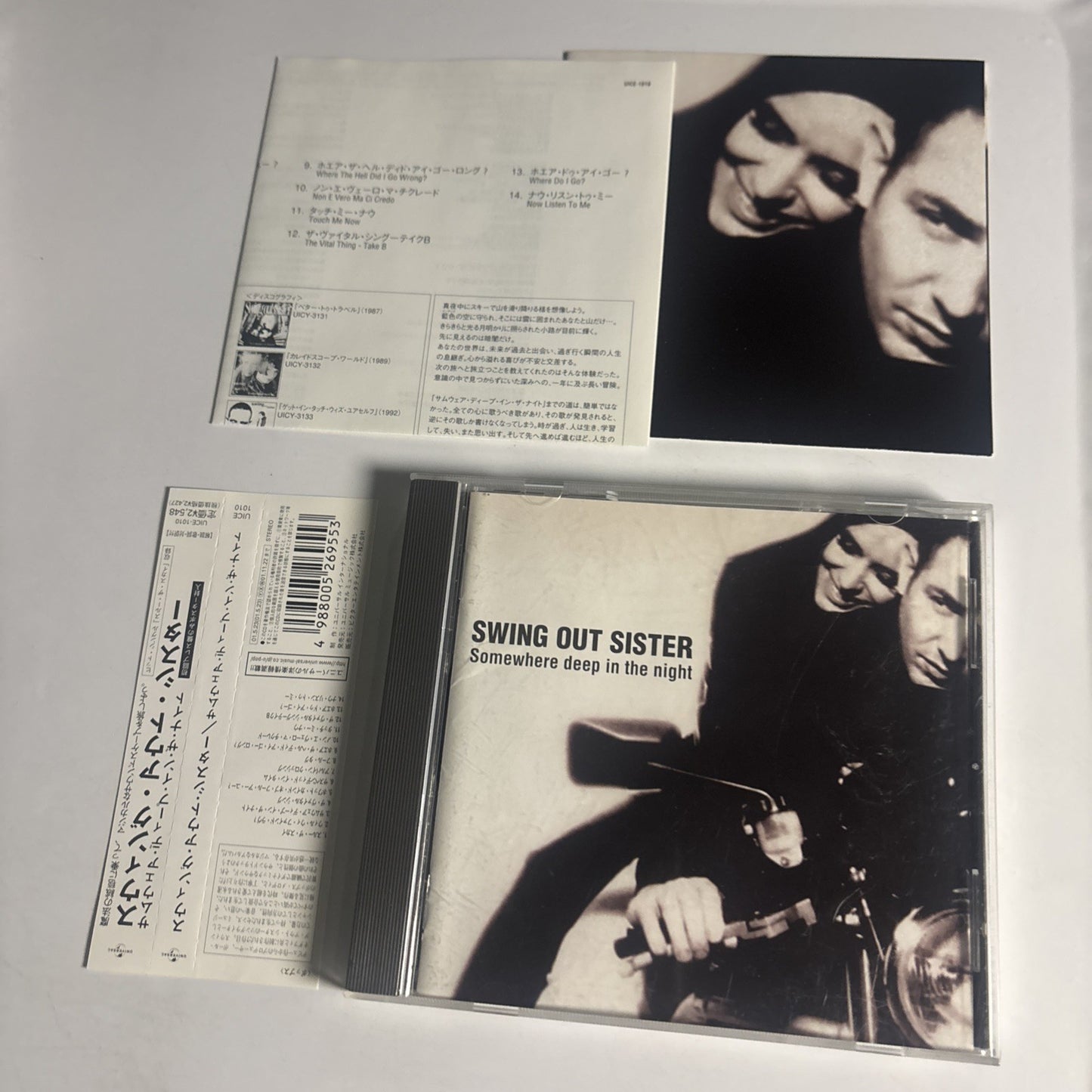 Swing Out Sister – Somewhere Deep In The Night (CD, 2001) Japan obi UICE-1010