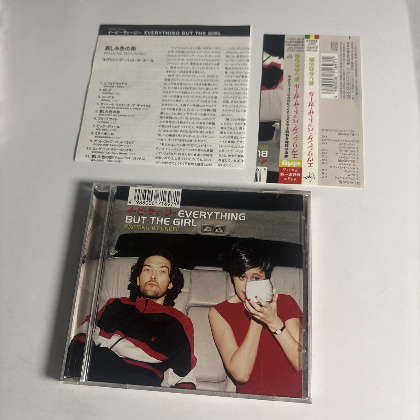 Everything But The Girl – Walking Wounded (CD, 1996) Japan obi VJCP-25223