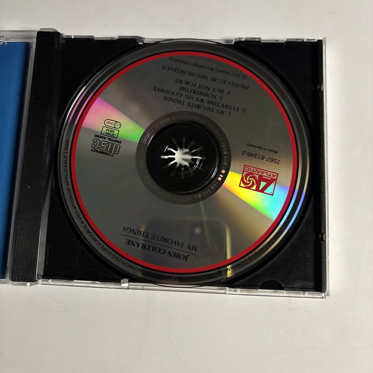 John Coltrane – My Favorite Things (CD, 1960) Europe 7567-81346-2