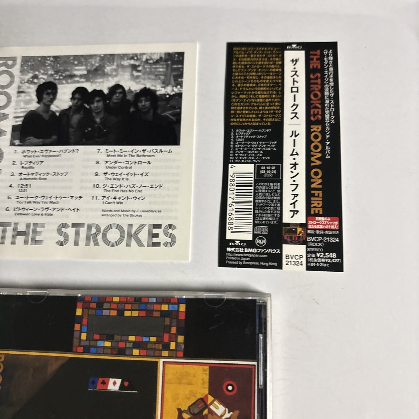 The Strokes – Room On Fire (CD, 2003) Japan obi BVCP21324