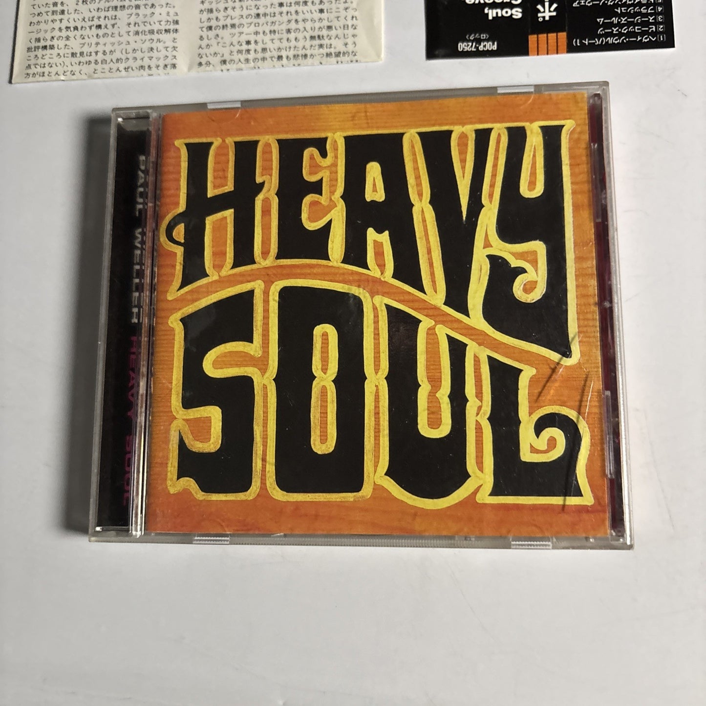 Paul Weller – Heavy Soul (CD, 1997) Japan Bonus Track Obi POCP-7250