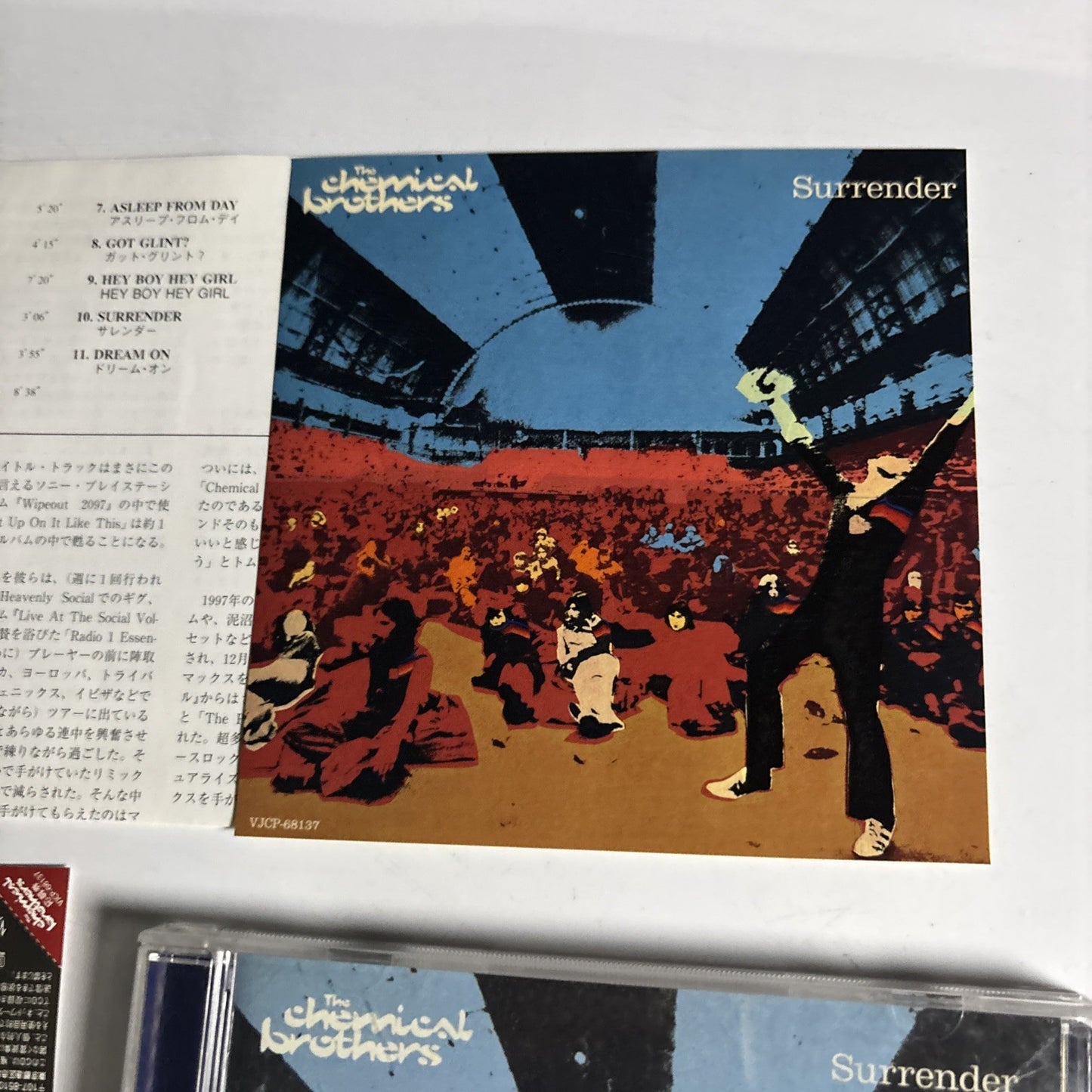 The Chemical Brothers – Surrender (CD, 1999) Japan obi sticker VJCP-68137