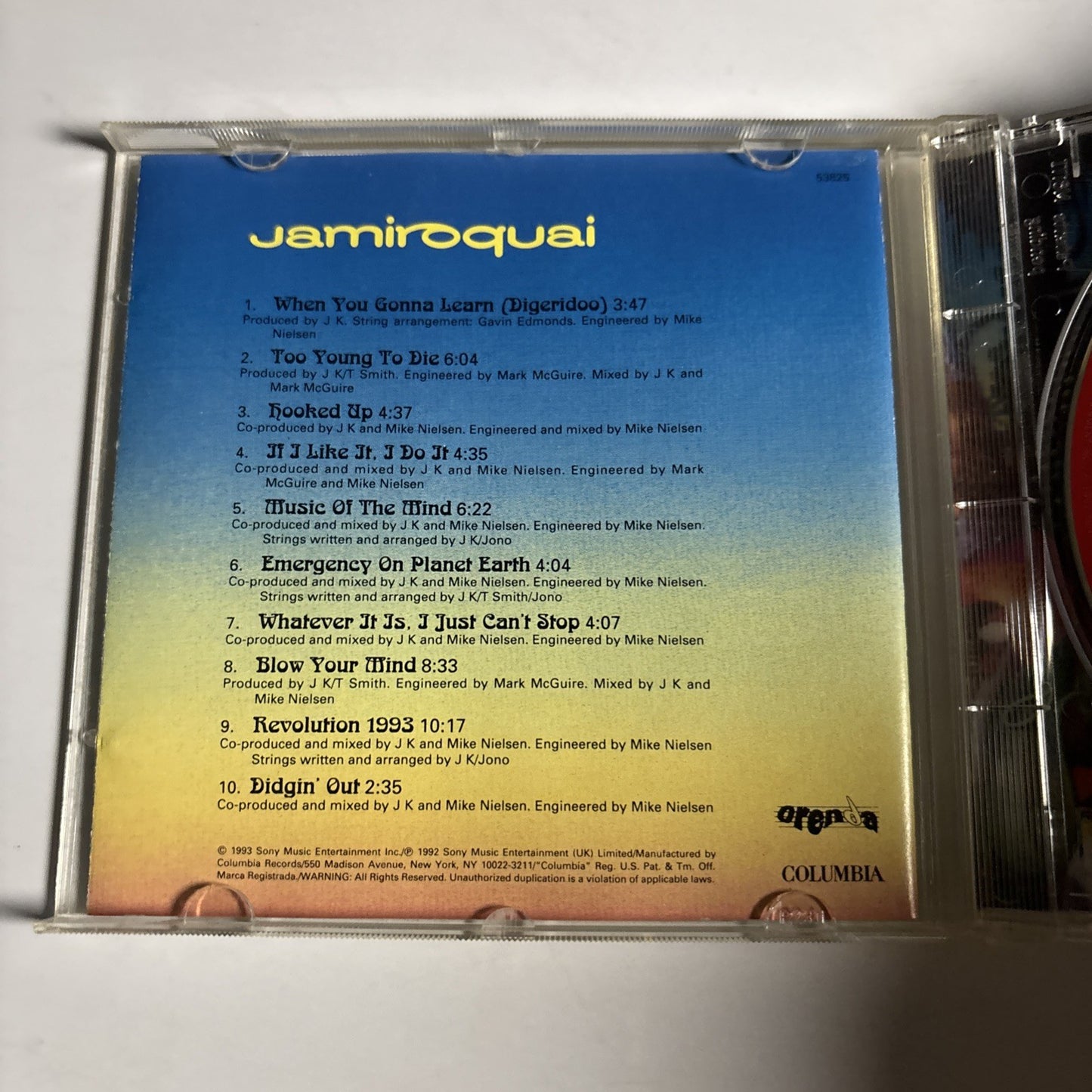Jamiroquai – Emergency On Planet Earth (CD, 0) US CK 53825