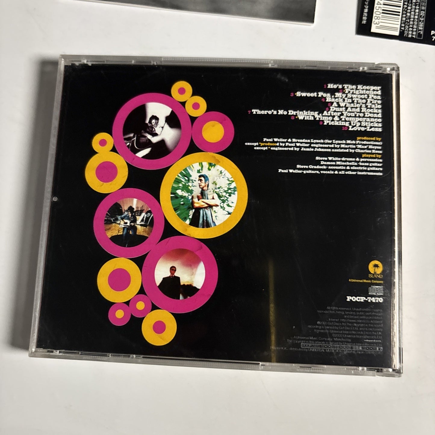 Paul Weller – Heliocentric (CD, 2000) Japan Bonus Track Obi POCP-7470