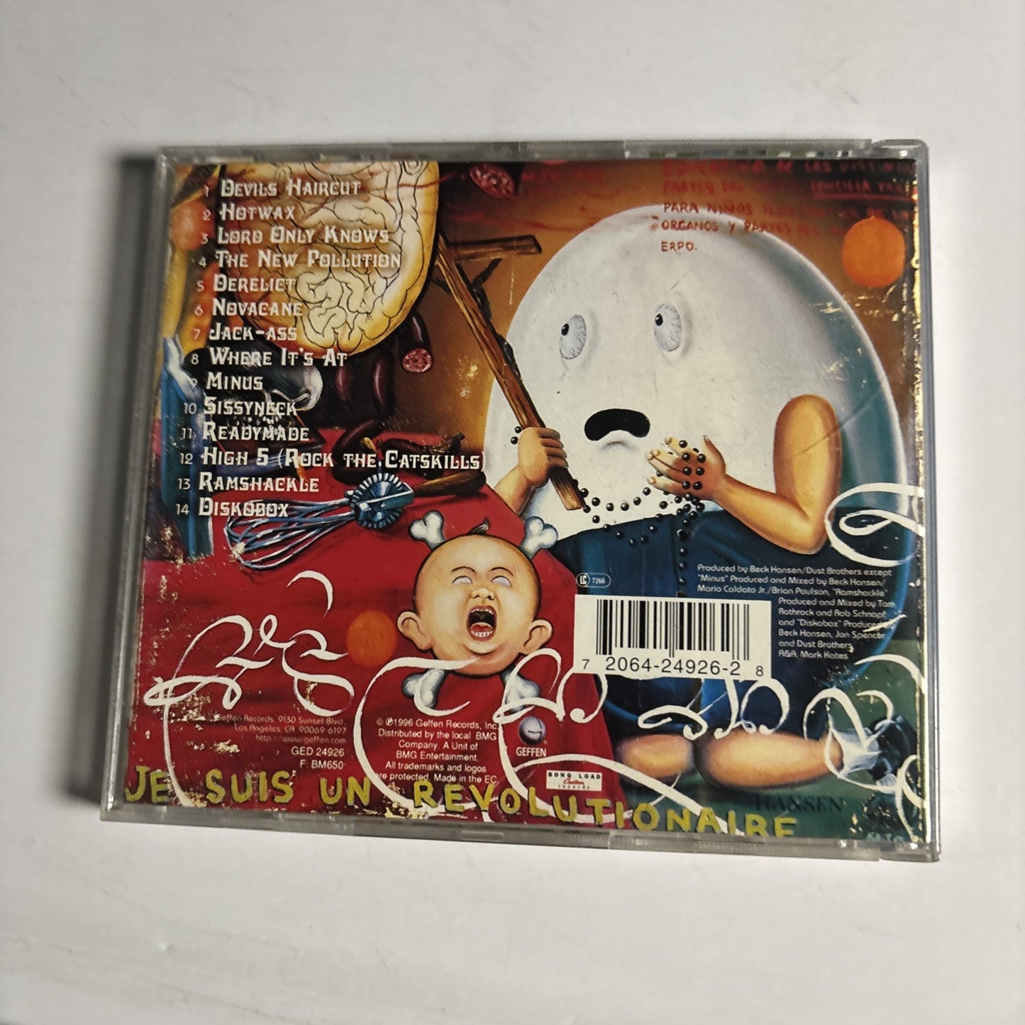 Beck – Odelay (CD, 1996) Europe Limited Edition GED 24926