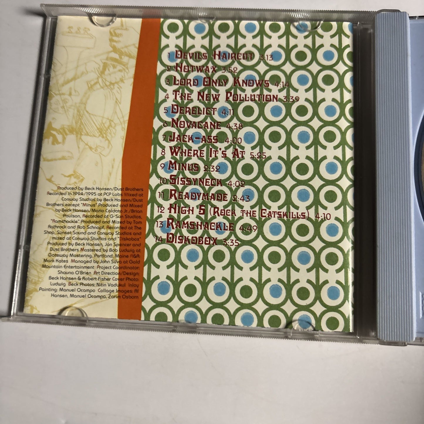 Beck – Odelay (CD, 1996) Europe Limited Edition GED 24926