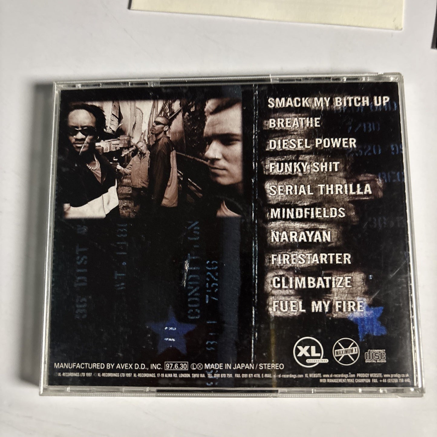 The Prodigy – The Fat Of The Land (CD, 1997) Japan obi AVCM-65020