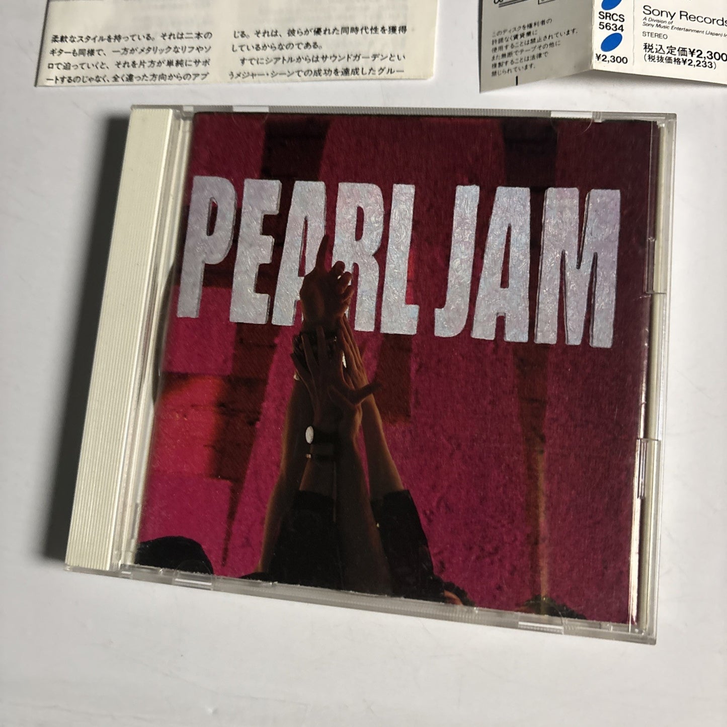 Pearl Jam – Ten (CD, 1991) Japan obi SRCS 5634