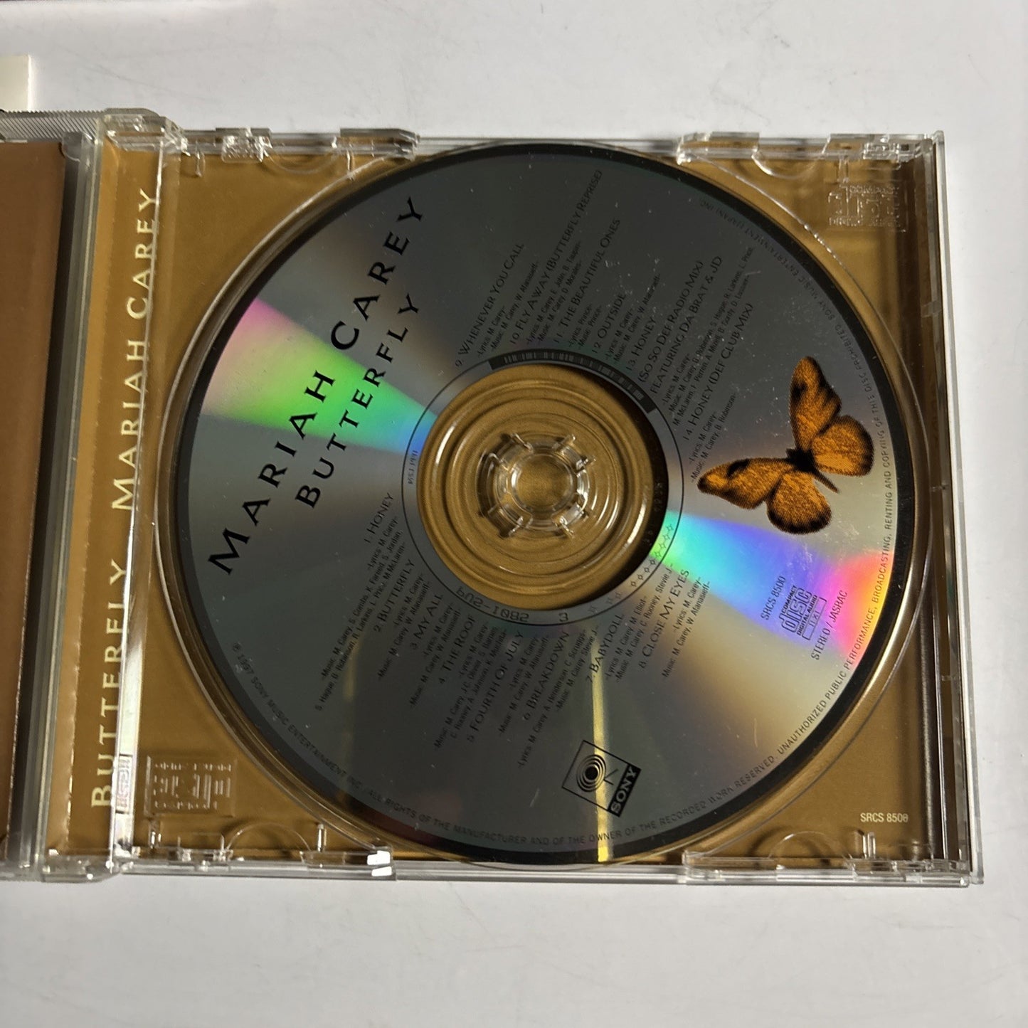 Mariah Carey – Butterfly (CD, 1997) Japan Bonus Track Slipcase SRCS 8500