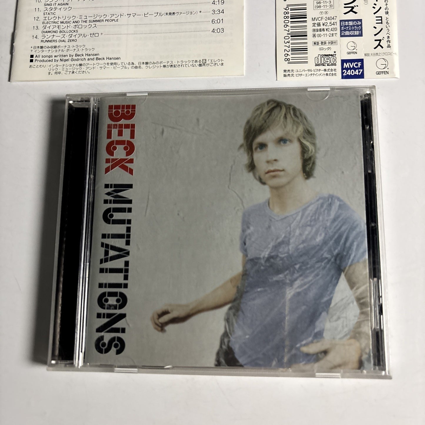 Beck – Mutations (CD, 1998) Japan Bonus Track  Obi MVCF-24047