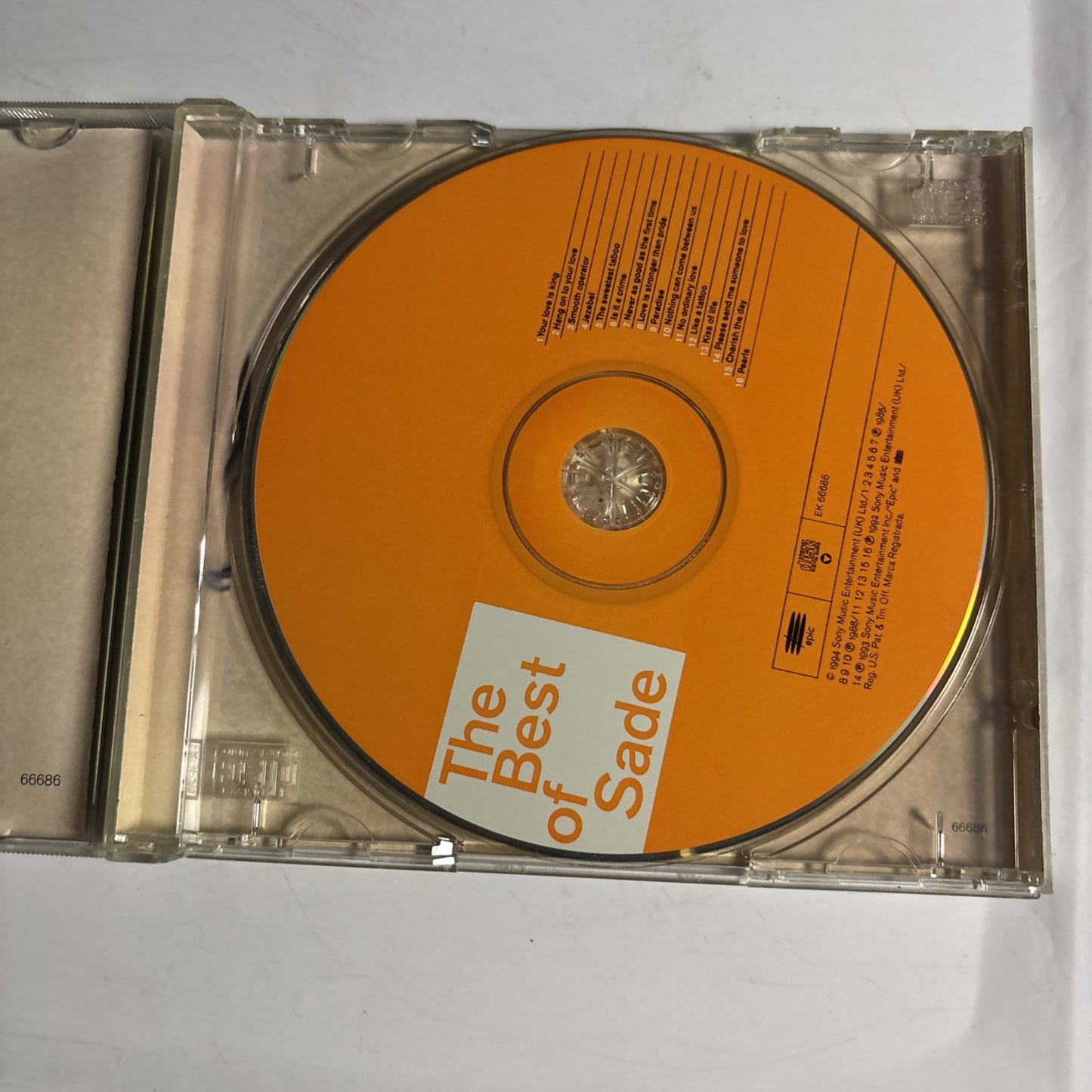 Sade – The Best Of Sade (CD, 1994)  US EK 66686