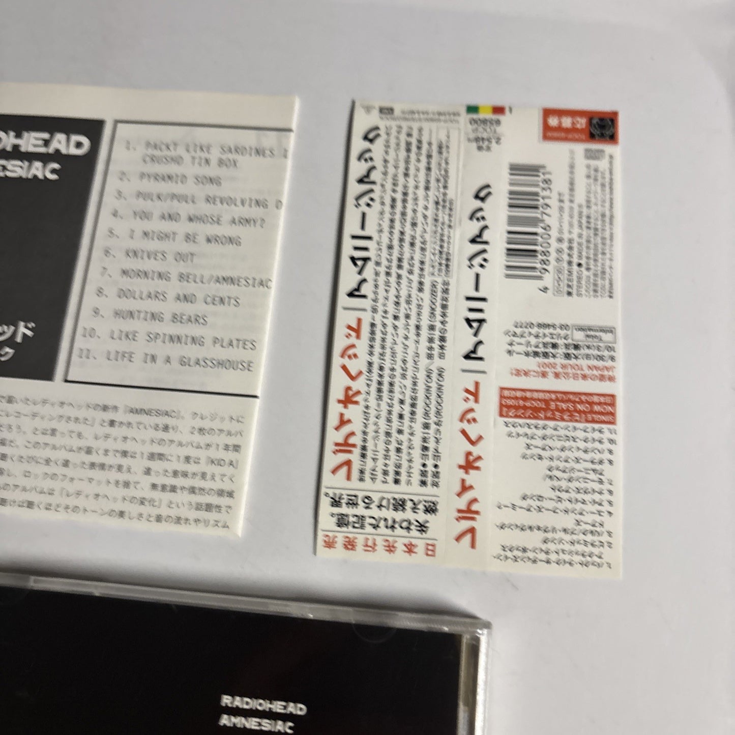 Radiohead, Radiohead – Amnesiac (CD, 2001) Japan obi TOCP-65800