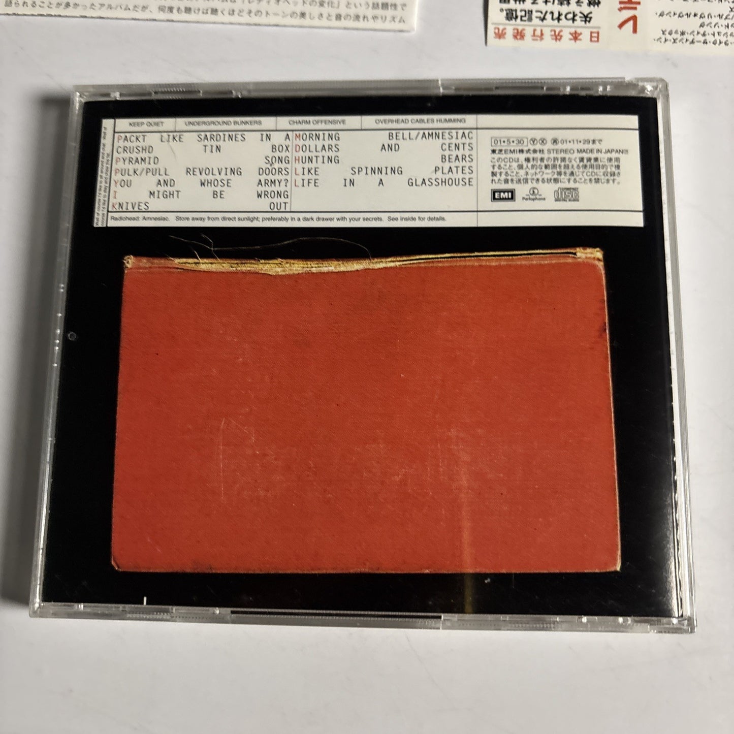 Radiohead, Radiohead – Amnesiac (CD, 2001) Japan obi TOCP-65800
