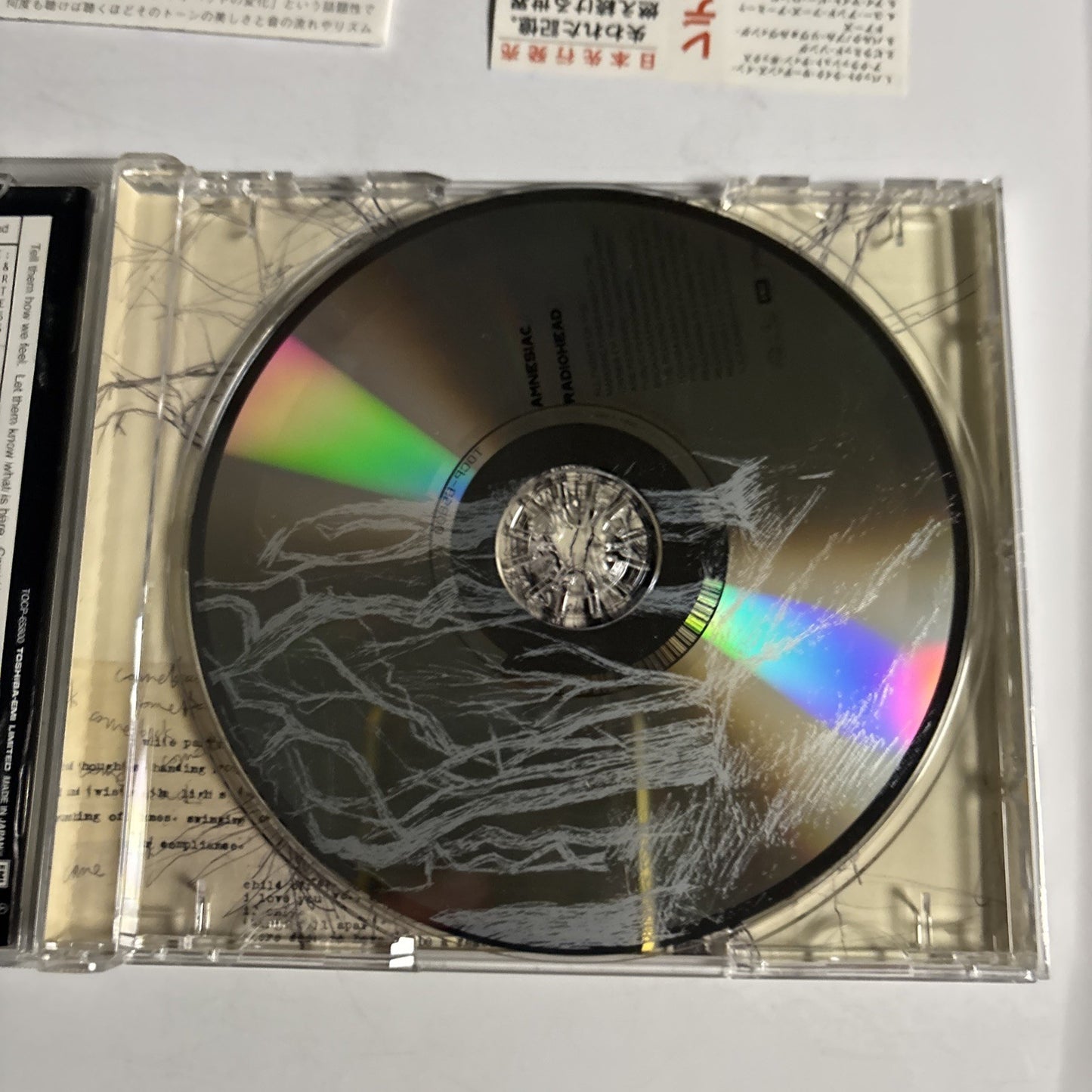 Radiohead, Radiohead – Amnesiac (CD, 2001) Japan obi TOCP-65800