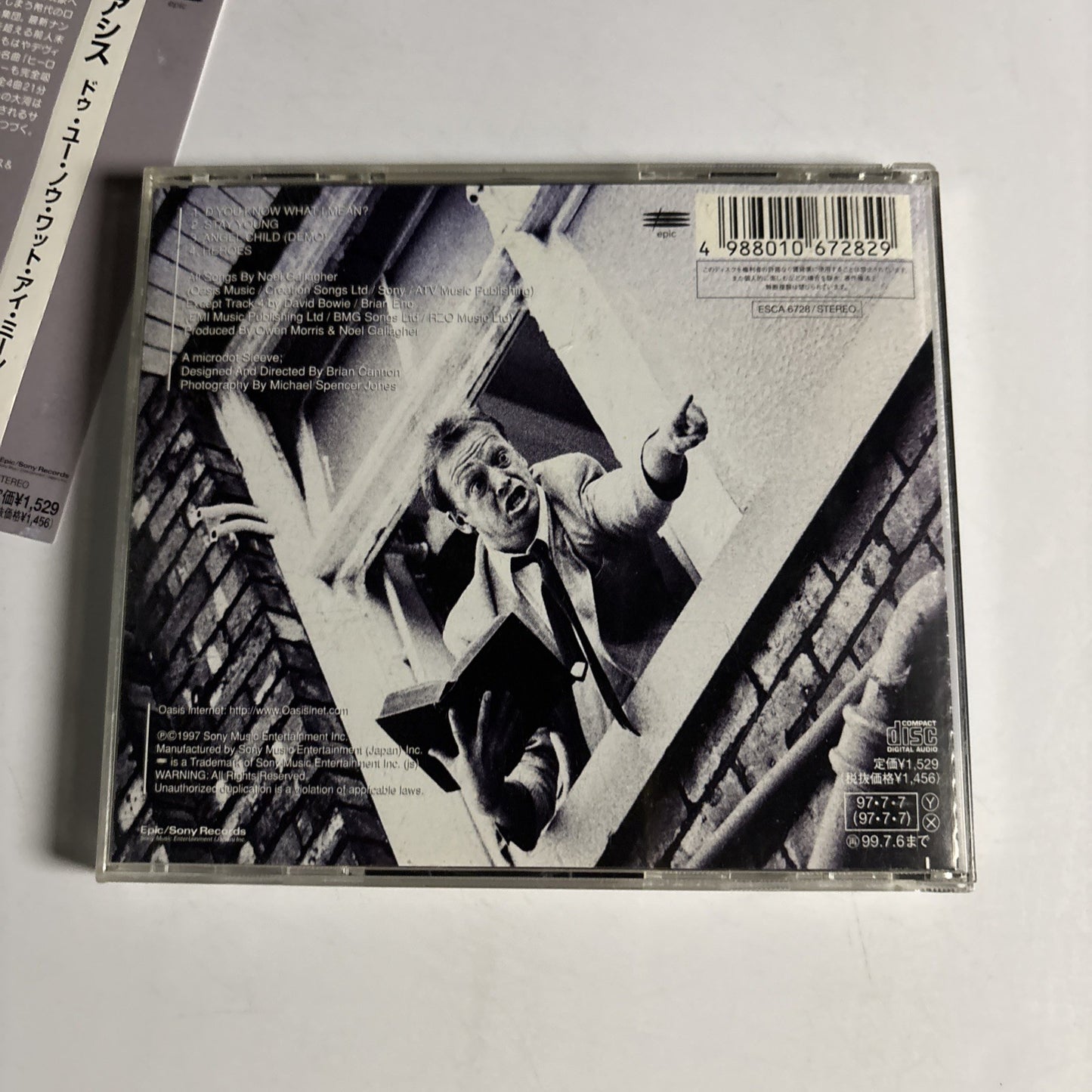 Oasis – D'You Know What I Mean? (CD, 1997) Japan obi ESCA 6728