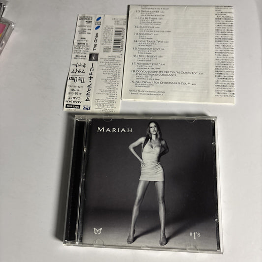 Mariah Carey – #1's (CD, 1998) Japan obi bonus track SRCS 8820