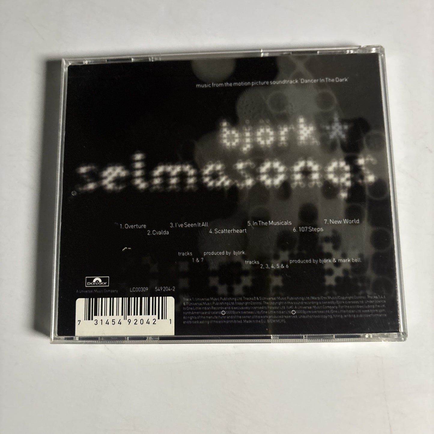 Björk – Selmasongs (CD, 2000) Europe 549 204-2