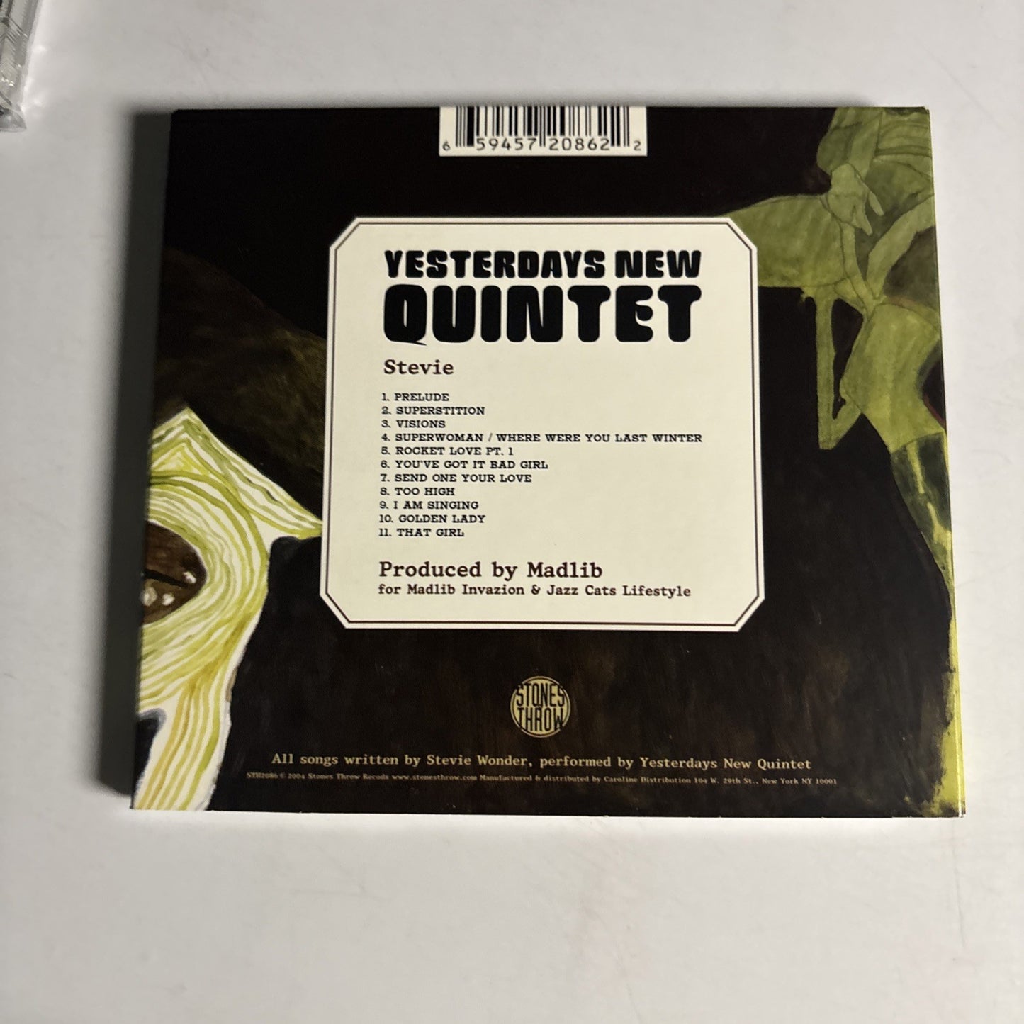 Yesterdays New Quintet – Stevie (CD, 2004) US Digipak STH2086