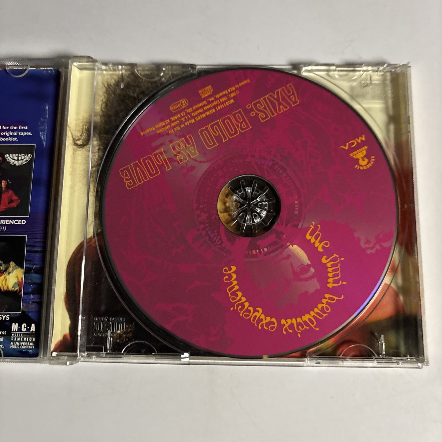 The Jimi Hendrix Experience – Axis: Bold As Love (CD, 1997)  US MCAD-11601