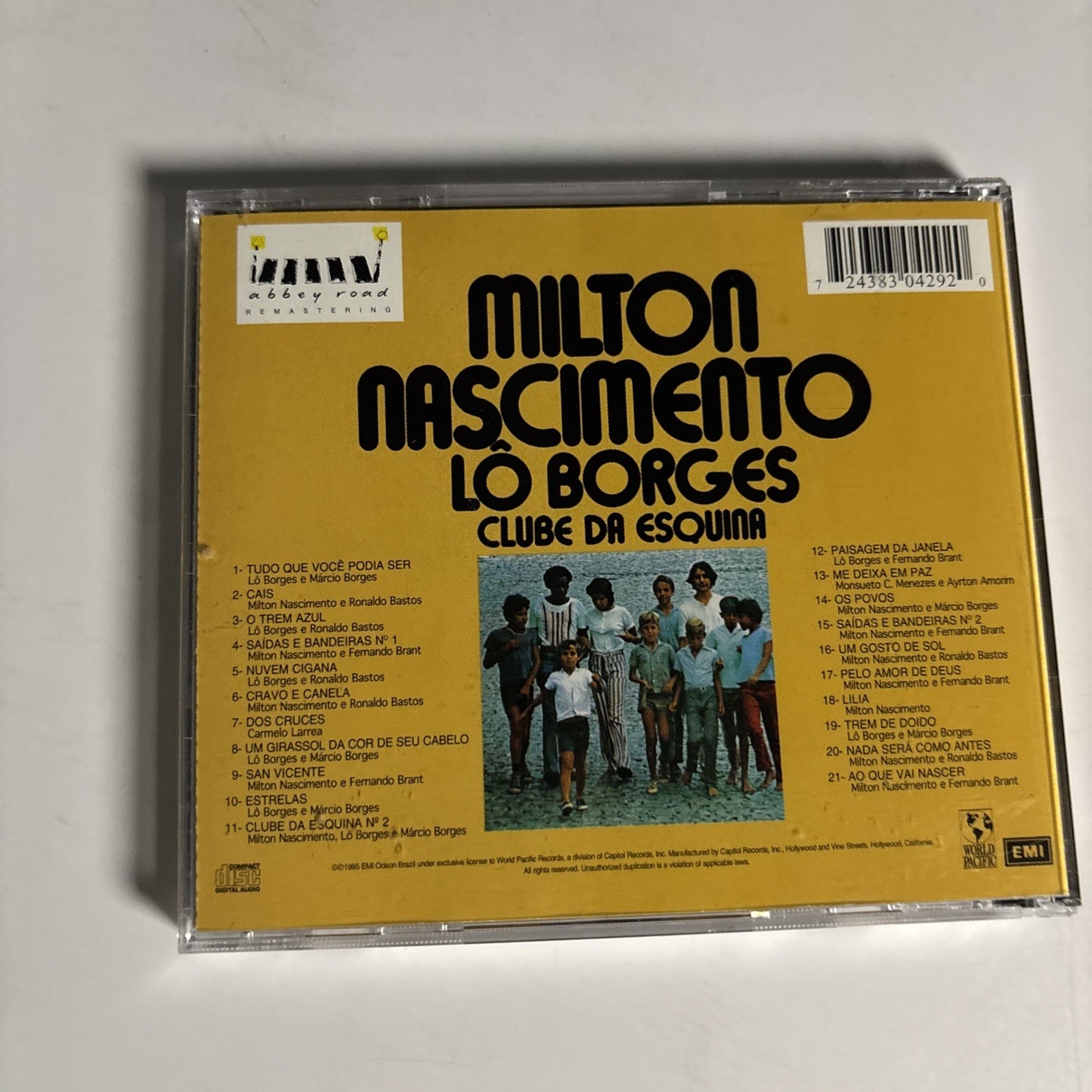 Milton Nascimento, Lo Borges – Clube Da Esquina (CD, 1995) US