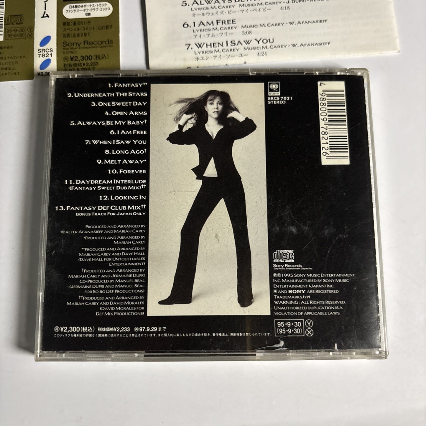 Mariah Carey – Daydream (CD, 1995)   srcs-7821 Japan obi
