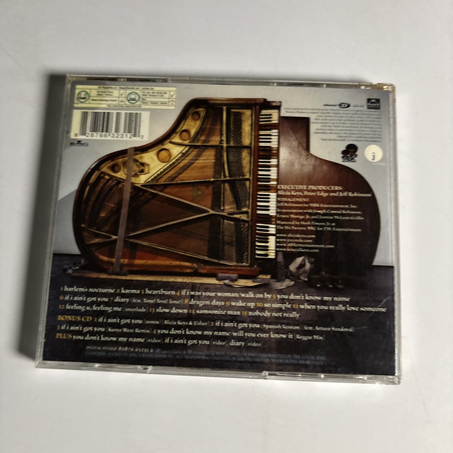 Alicia Keys – The Diary Of Alicia Keys (CD, 2004) Europe 2-Disc 82876 63231 2