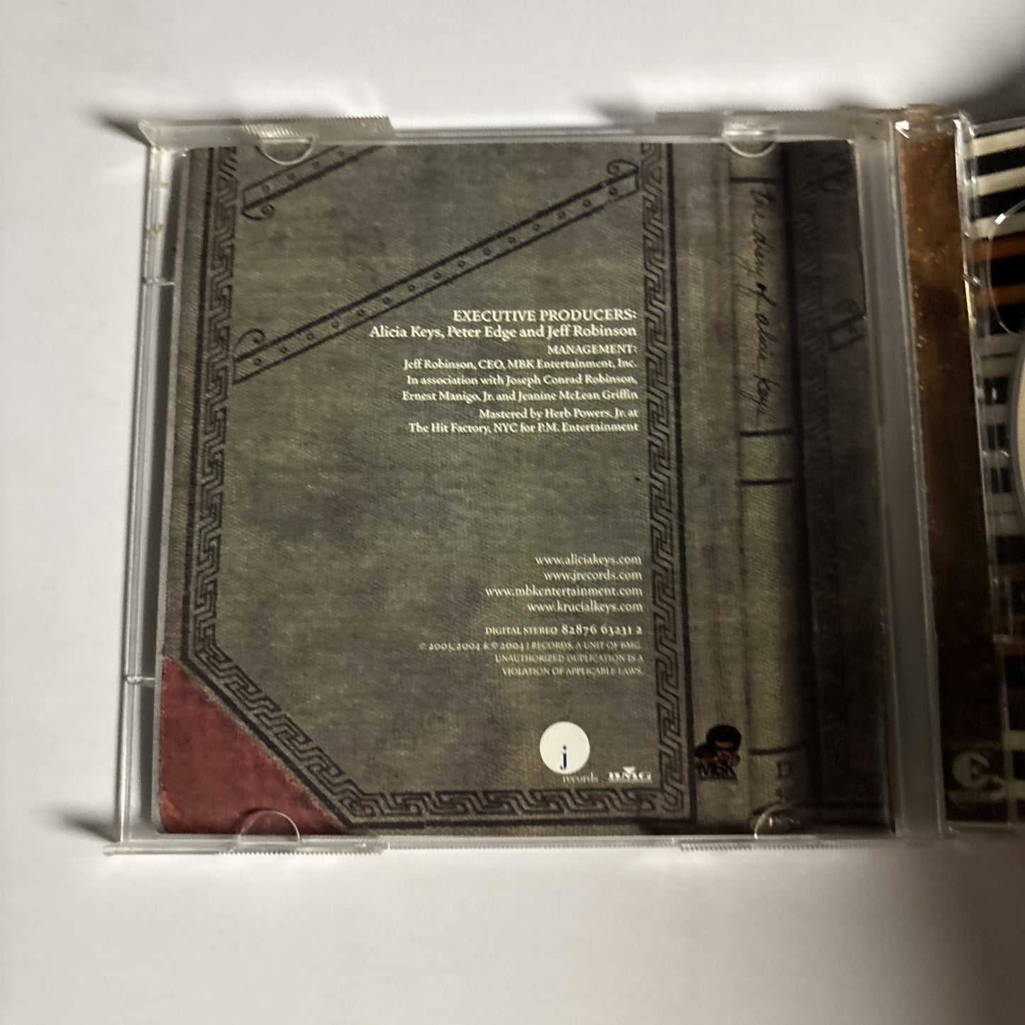 Alicia Keys – The Diary Of Alicia Keys (CD, 2004) Europe 2-Disc 82876 63231 2