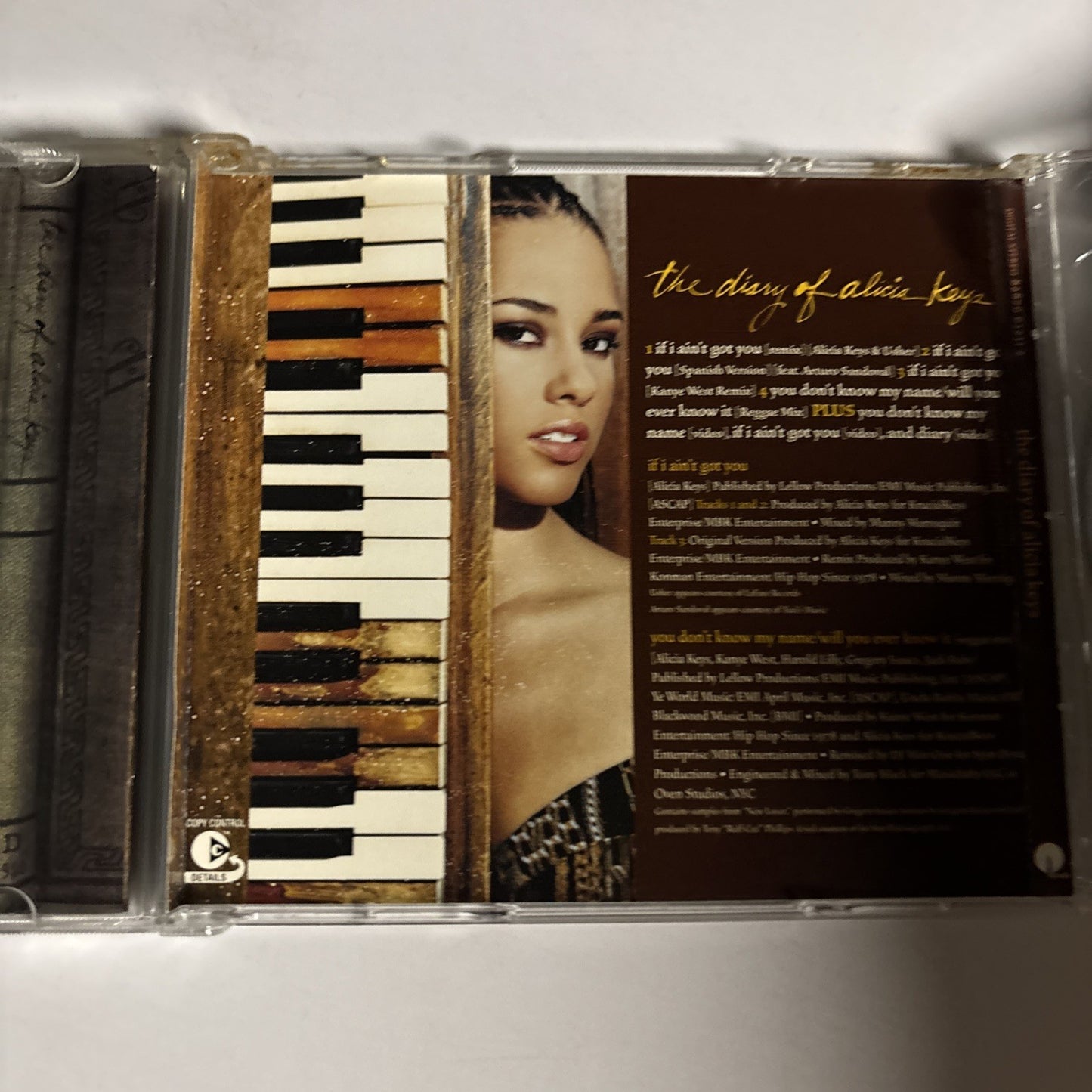 Alicia Keys – The Diary Of Alicia Keys (CD, 2004) Europe 2-Disc 82876 63231 2