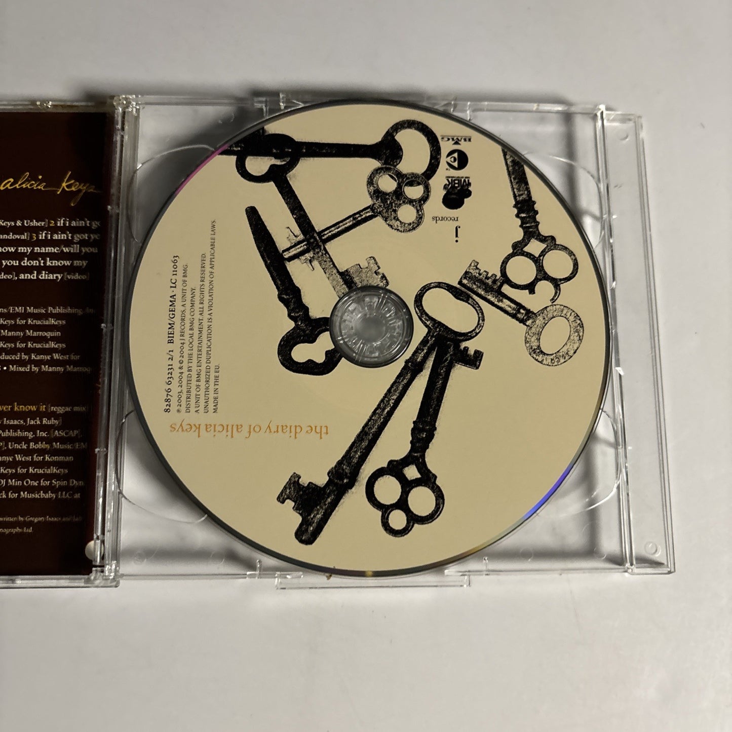 Alicia Keys – The Diary Of Alicia Keys (CD, 2004) Europe 2-Disc 82876 63231 2