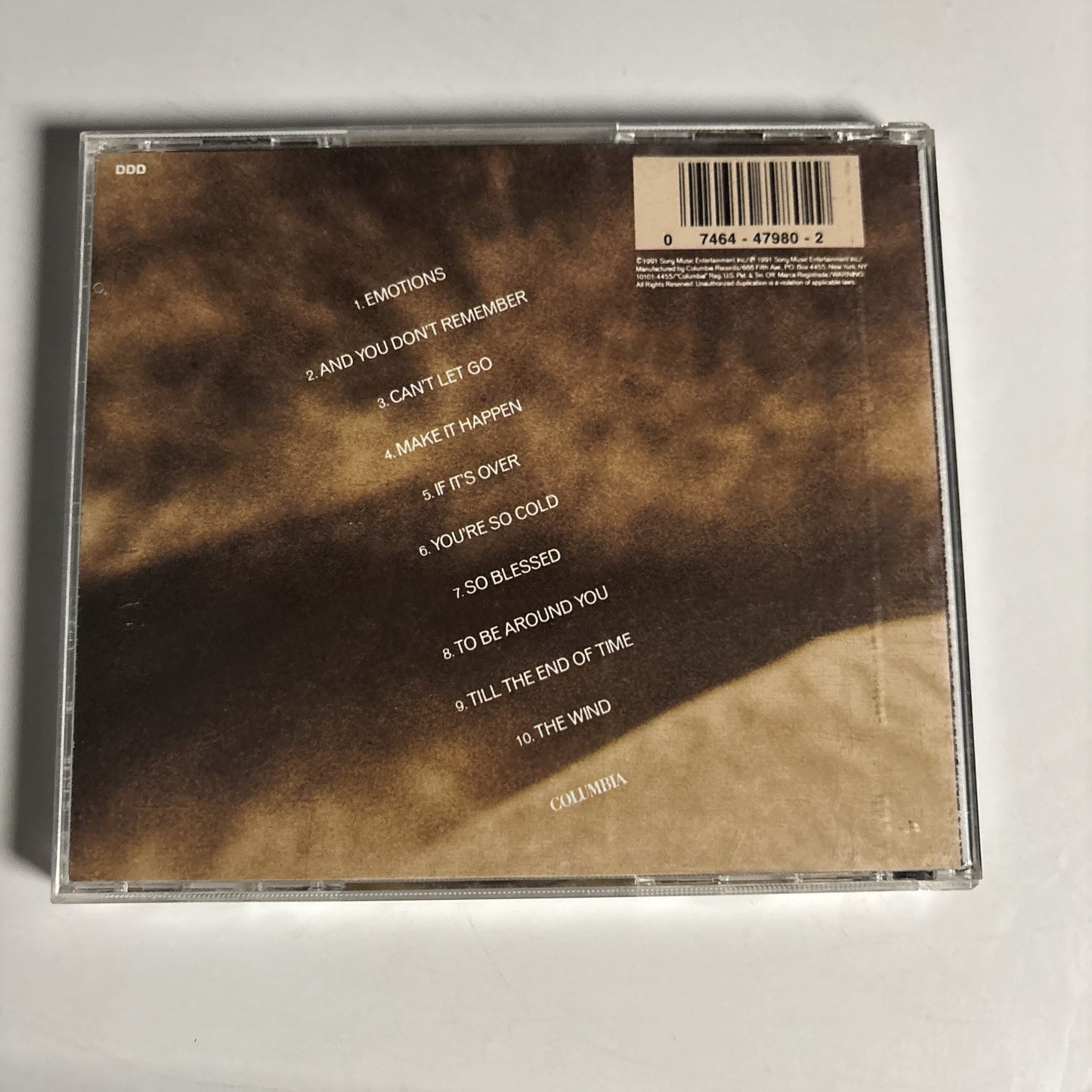 Mariah Carey – Emotions (CD, 1991)  US CK 47980
