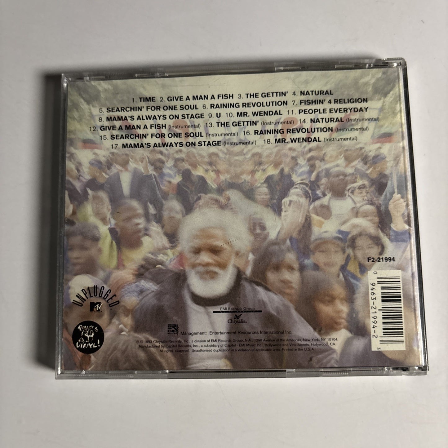 Arrested Development – Unplugged (CD, 1993) US 0946 3 21994 2 3