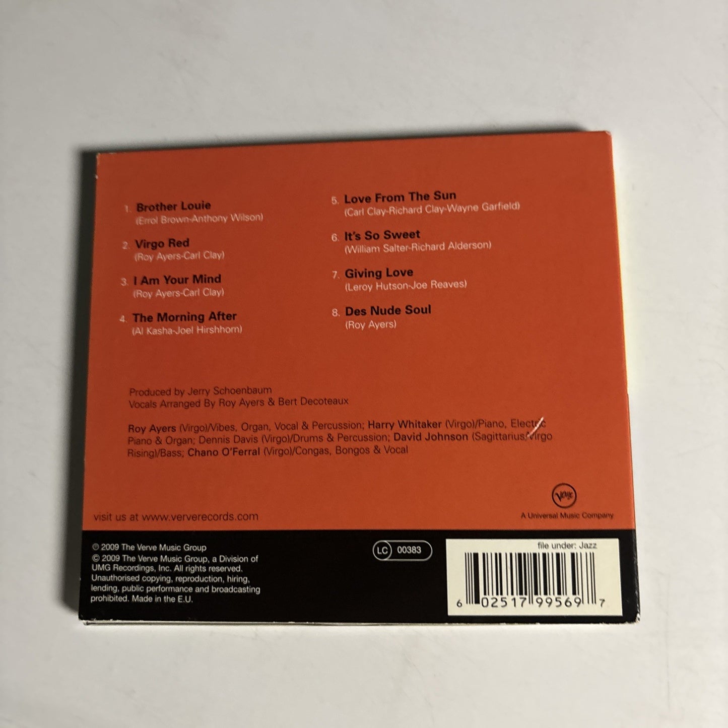 Roy Ayers Ubiquity – Virgo Red (CD, 2009) Europe Digipak 0602517995697